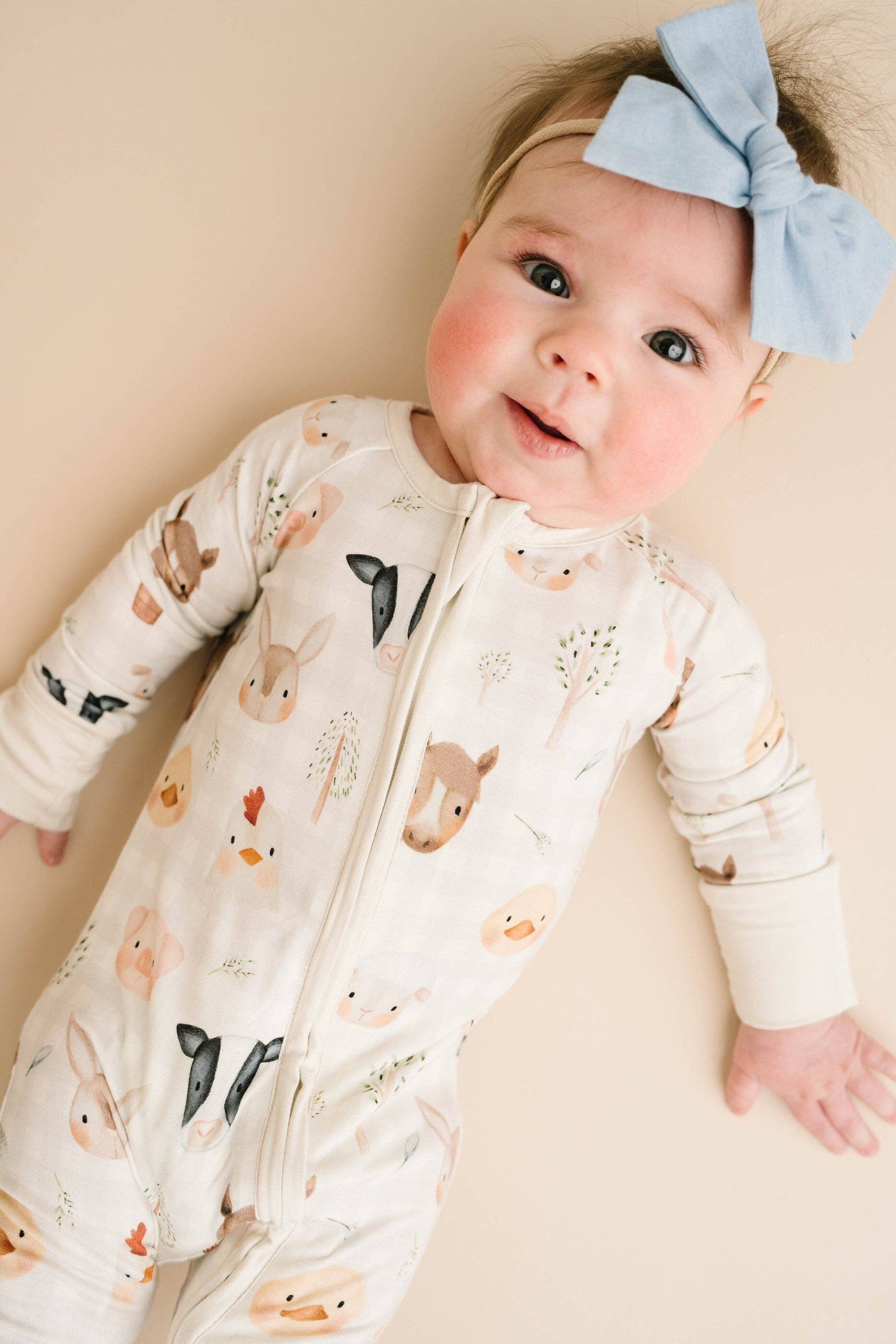 Farm Friends Bamboo Sleeper: 6-12M