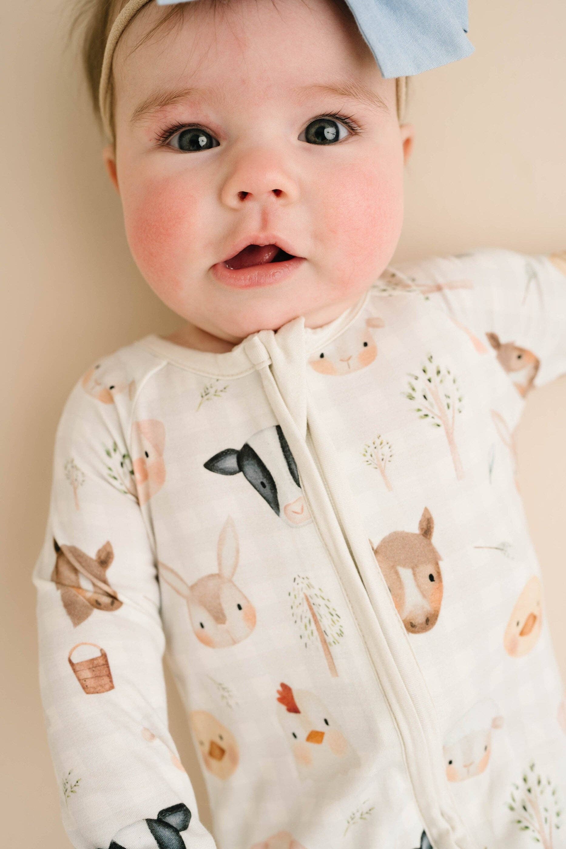 Farm Friends Bamboo Sleeper: 6-12M